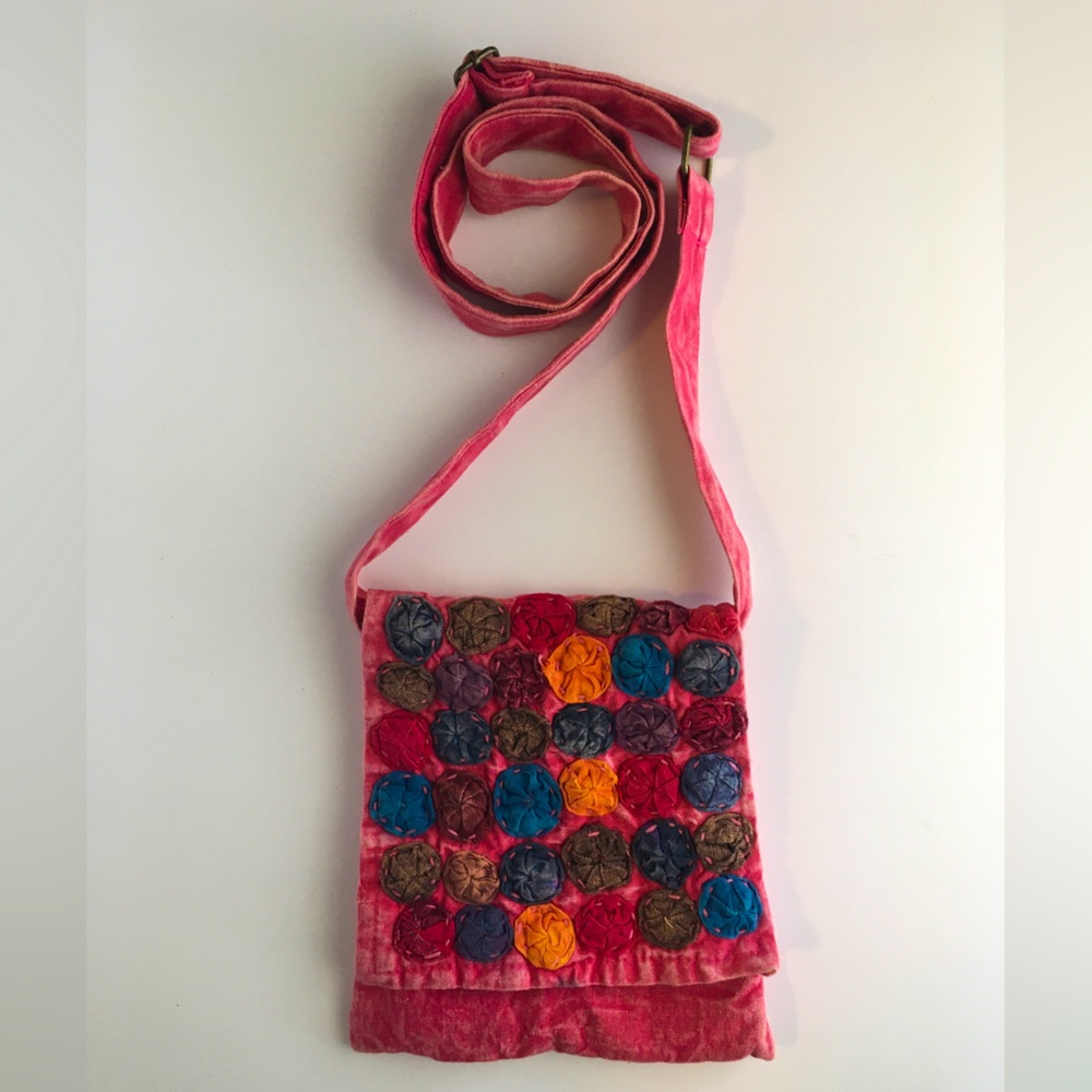 Earth Divas Boho Tie-Dye Crossbody
